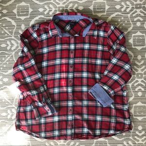 Land’s End Flannel Shirt, 1X